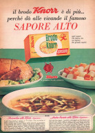 Brodo Knorr, Pubblicità Epoca 1965, Vintage Advertising - Werbung