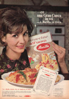 Fettuccine All'uovo Barilla, Ricetta, Pubblicità Epoca 1965, Vintage Ad - Werbung