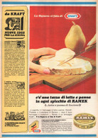 Formaggini Kraft Ramek, Pubblicità Epoca 1965, Vintage Advertising - Werbung