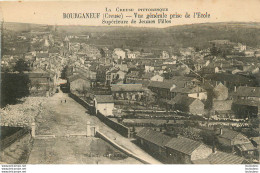 BOURGANEUF  VUE GENERALE PRISE DE L'ECOLE - Bourganeuf