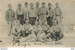 CARTE PHOTO 9em DRAGONS HONNEUR AUX AMC - Regiments