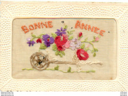 CARTE BRODEE BONNE ANNEE - Bestickt