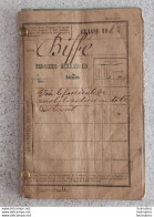 LIVRET MILITAIRE  BIFFE PIERRE CLASSE 1885 BIFFE PIERRE NE A BOURMONCLE HAUTE LOIRE EN 1865 - Documents