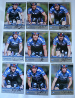 CYCLISME: CYCLISTE : EQUIPE US POSTAL 9 CARTES - Ciclismo