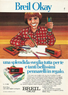 Sveglia Breil Okay, Pubblicità Vintage 1979, 20 X 28 Cm. - Publicités
