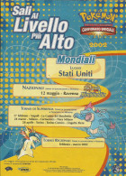 Pokemon Campionato Ufficiale, Pubblicità Vintage 2002, 20 X 28 Cm - Werbung