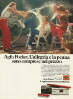 Macchina Fotografica AGFA POCKET, Pubblicità Vintage 1981, 20 X 28 Cm - Werbung