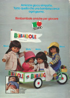 Bimbambole Sebino Amiche Per Giocare, Pubblicità Vintage 1980, 20 X 28 - Werbung