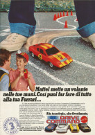 Mattel Drive Command, Ferrari, Pubblicità Vintage 1980, 20 X 28 - Werbung