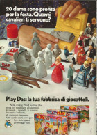 Play Das, Dame E Cavalieri, Pubblicità Vintage 1980, 20 X 28 - Publicités