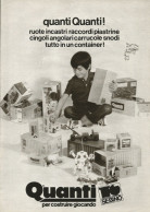 Quanti Per Costruire Giocando Sebino, Pubblicità Vintage 1980, 20 X 28 Cm. - Werbung