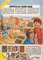 Adica Pongo, Scoperto Tesoro Egizio, Pubblicità Vintage 1980, 20 X 28 - Publicités