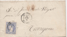 TORTOSA A TARRAGONA 1870 - Cartas & Documentos