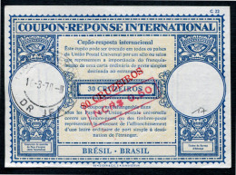 BRÉSIL  International Reply Coupon / Coupon Réponse International - Postwaardestukken