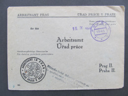 BRIEF Povrly Ústí N.Labem - Praha 1945 Provisorium // Aa0180 - Cartas & Documentos