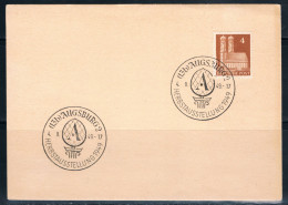 Germania Bizone1949. Annullo Speciale Mostra Autunnale Augsburg ( Baviera) - Lettres & Documents