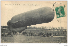 MANOEUVRE DU C.B.A. L'ARRIVEE AU CAMPEMENT - Zeppeline