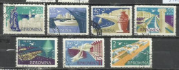 7547-2 SERIES RUMANÍA 1960 Nº 1727/1732+ AÉROS 119 - Used Stamps