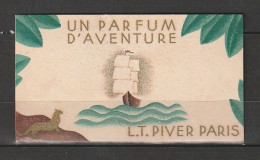 Carte Parfumée- Calendrier 1939-40 LT PIVER - Kleinformat : 1921-40