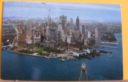 (NEW2) AREAL VIEW OF LOWER MANHATTAN - NEW YORK CITY -  VIAGGIATA - Manhattan