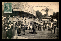 92 - PARC DE ST-CLOUD - SOUVENIR DE LA FETE ET DE L'EXPOSITION DE SEPT 1909 - MANEGE - Saint Cloud