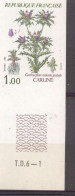 Série Nature De France Fleurs De Montagne Carline YT 2266 De 1983 Sans Trace De Charniére - Zonder Classificatie