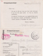 FORMULAIRE SPECIFIQUE CAMP STALAG VIIIC = SAGAN (BRESLAU) CPFM 1940 AVIS DE RECEPTION DE COLIS A PRISONNIER MODELE AVEC - 2. Weltkrieg 1939-1945