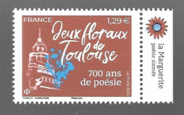 France 2024 - Jeux Floraux De Toulouse – 700 Ans De Poésie ** - Ongebruikt