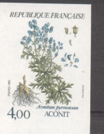 Série Nature De France Fleurs De Montagne Aconit YT 2269 De 1983 Sans Trace De Charniére - Zonder Classificatie