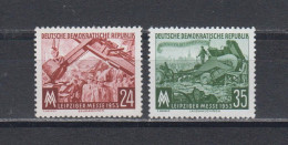 DDR  1953  Mich.Nr.380/81 ** Geprüft Schönherr - Unused Stamps