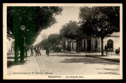 ALGERIE - MARENGO - LA GRANDE RUE - POMPE A ESSENCE SHELL - CAMION CITERNE "CAMPO" - Other & Unclassified
