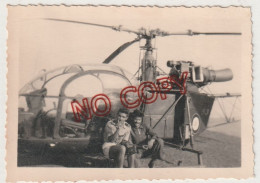 Archive Militaire Guerre D'Algérie Hélicoptère ALAT ? Années 50 - Aviation