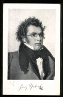 AK Portrait Des Komponisten Franz Schubert  - Artiesten
