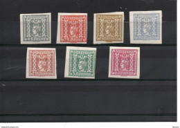 AUTRICHE 1922 Journaux  Yvert 56-62 NEUF* MH Cote 2,10 Euros - Giornali