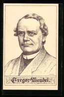 AK Porträtbild Von Gregor Mendel  - Historische Persönlichkeiten