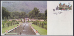 Inde India 2013 Special Cover Nishat Bagh, Srinagar, Garden, Fountain, Mountain, Trees, Flowers, Pictorial Postmark - Cartas & Documentos