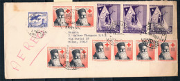 Chile Storia Postale 1961. Posta Aerea  Da Santiago A Milano, Con Valori Di Croce Rossa E Pro Rifugiati - Croix-Rouge