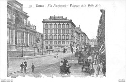 ROMA - Via Nazionale - Palazzo Delle Belle Arti - Precursore Vecchia Cartolina - Andere Monumenten & Gebouwen