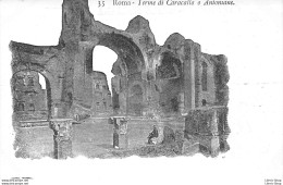 ROMA - Terme Di Caracalla O Antoniane - Precursore Vecchia Cartolina - Otros Monumentos Y Edificios