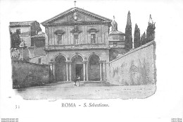 ROMA - Basilica S. Sebastiano - Precursore Vecchia Cartolina - Kerken