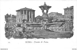 ROMA -  Tembio Di Vesta..- Precursore Vecchia Cartolina - Andere Monumenten & Gebouwen