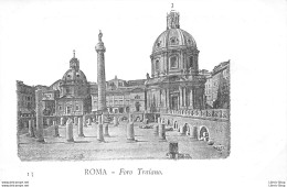ROMA -  Foro Traiano.- Precursore Vecchia Cartolina - Andere Monumente & Gebäude