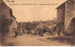 Les Granges De Montagnieu (Ain) - Eboulement Du 6 Mai 1919 - Photographie P. MARCELIN Rue St-Martin, BELLEY - Unclassified