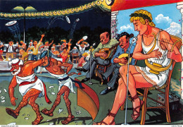Dessin Humoristique - Mythologie Grecque APOLLON : Le Dieu De La Musique - Humour