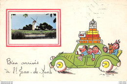 [85] Vendée > Illustrateur Jean DE FURSAC - Bien Arrivés à  Saint Jean De Monts   Cpsm 1960 - Saint Jean De Monts
