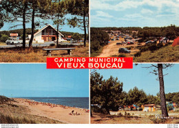 "VISAGE DES LANDES" VIEUX BOUCAU (40) Le Camping Municipal à Proximité De L'océan - La Plage. - Vieux Boucau