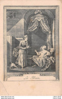Publicité Cirage Végétal Reproduction De La Gravure De Sigmond Freudeberg "Le Bain" - Publicité