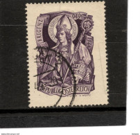 AUTRICHE 1949 Saint Gebhard  Yvert 771 Oblitéré Cote 3 Euros - Gebraucht