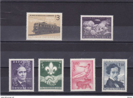 AUTRICHE 1962 Yvert 911A + 948-949 + 960 + 964-965 NEUF** MNH Cote 9,35 Euros - Unused Stamps