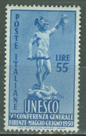 Italie Sassone 619 Ou Yvert 557 * * TB - 1946-60: Mint/hinged